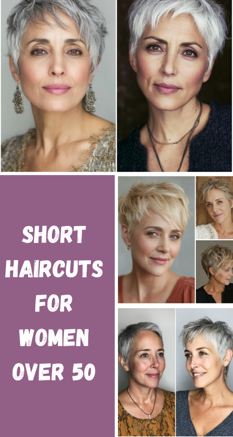 Short Haircuts for Women Over 50