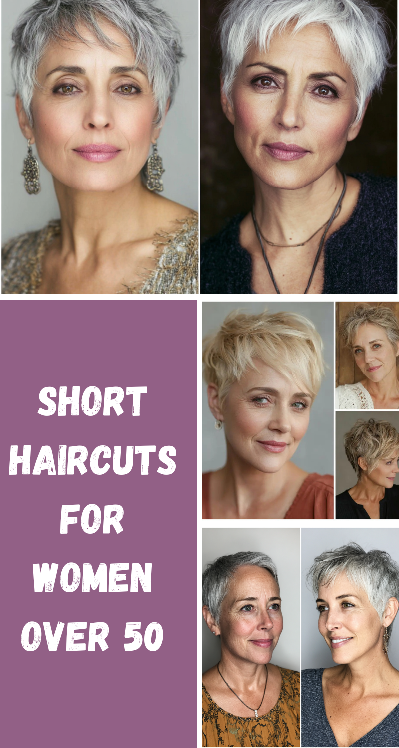Short Haircuts for Women Over 50