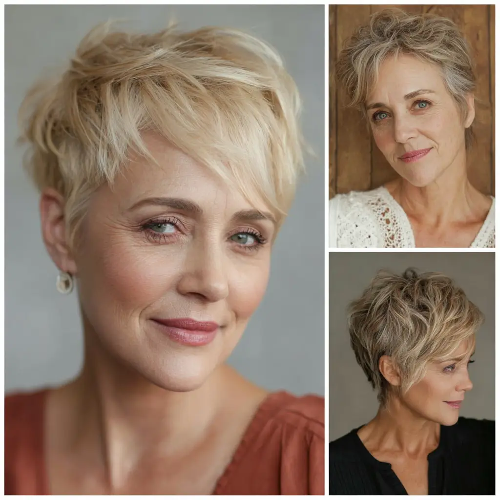 Short Haircuts for Women Over 50 and in Their 30s