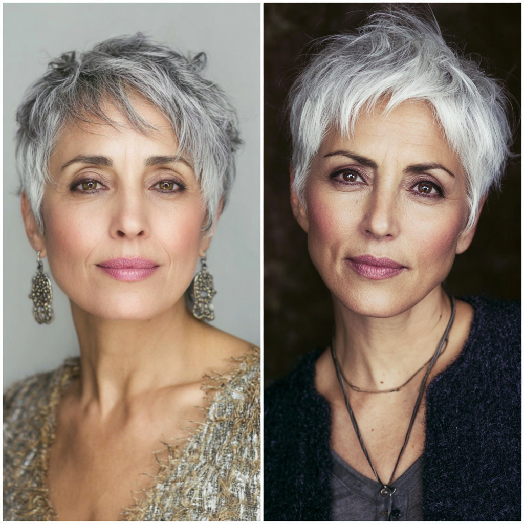Short Haircuts for Women Over 50